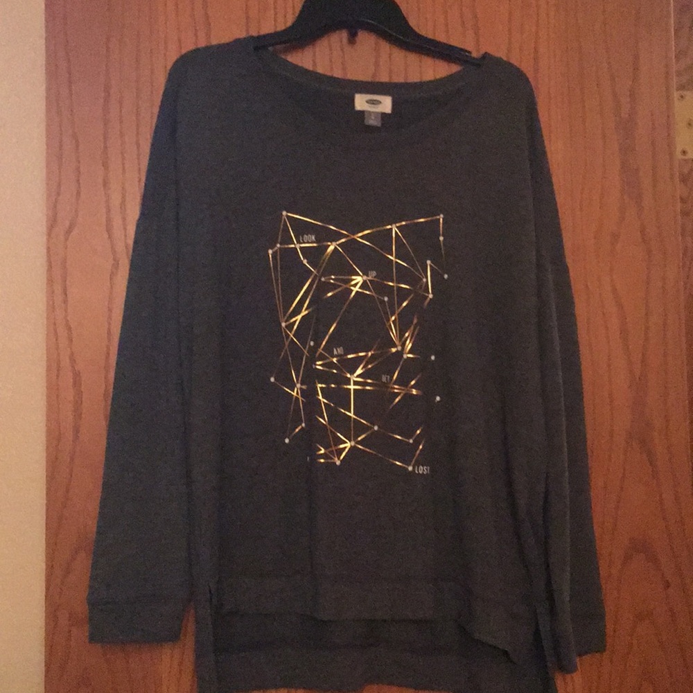 Look up at the stars long sleeve tee